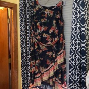 Size 18 floral chiffon dress
